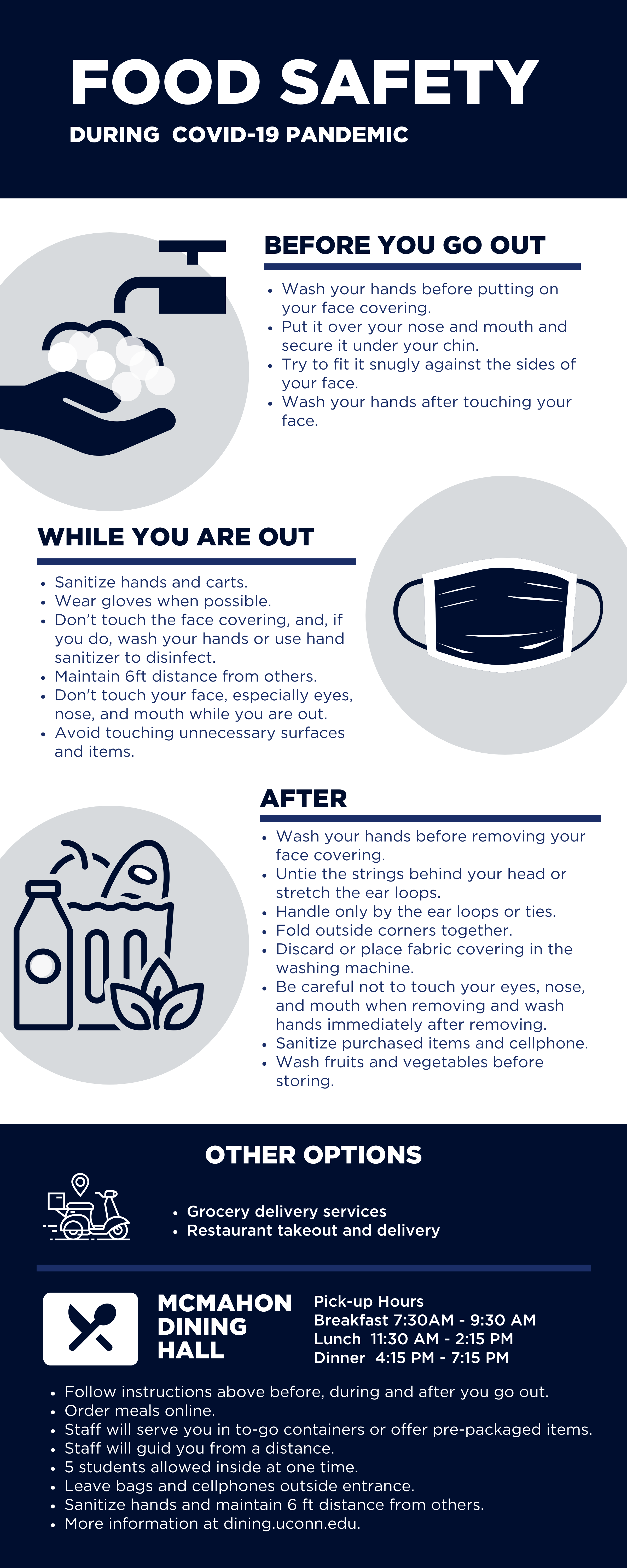 ISSS Food Safety During COVID 19 Infographic